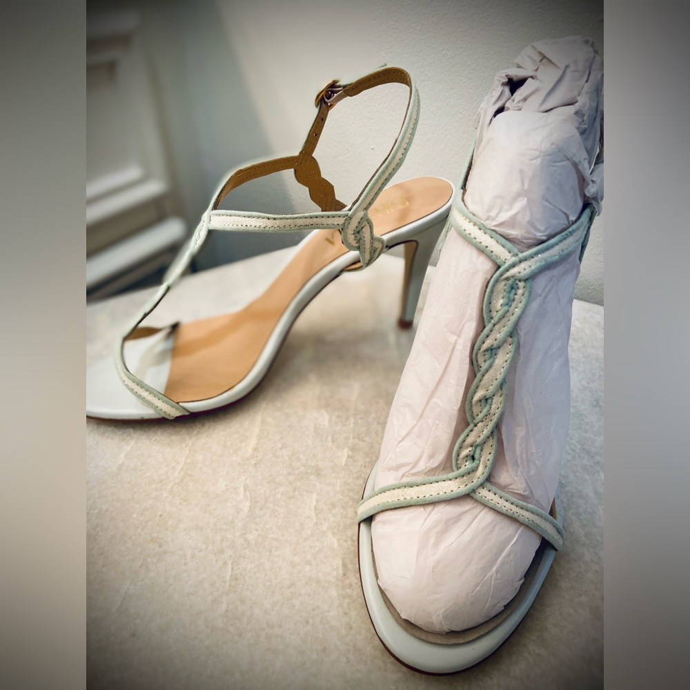 NWOT BHLDN | Anthropologie Billy Ella Braided T-Strap Heel
